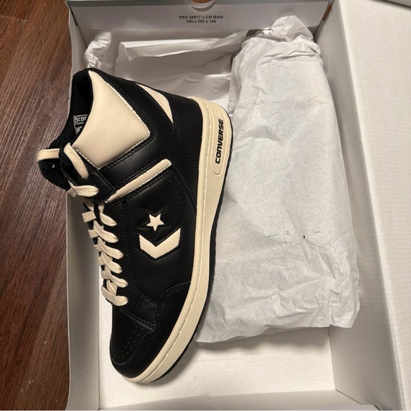NEW Converse Weapon Black Ivory A04400C Larry Bird Boston Celtic DS W/Rec